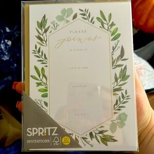 🌸5/$25🌸 NWT SPRITZ Invitations